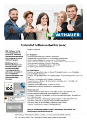 Embedded Softwareentwickler