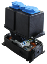 Dezentrale Steckdose 230V für Field Drive System® Dezentrale Steckdose 230V für Field Drive System®
