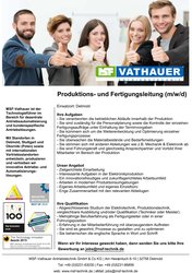Produktions- & Fertigungsleitung